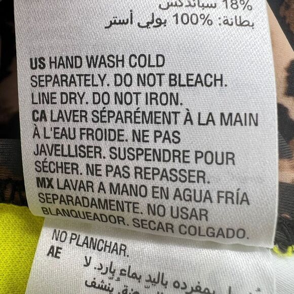 Bar III Beach Cheetah High-Rise Bikini Bottoms Brown Print XS - Picture 11 of 11